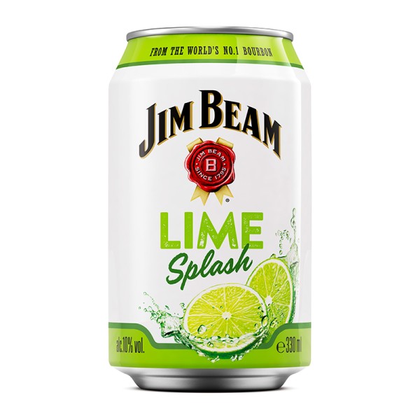 Jim Beam Lime Splash 10% 0,33 L