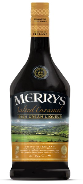 Merrys Salted Caramel Whisky Sahne Liqueur 17% 0,7 L