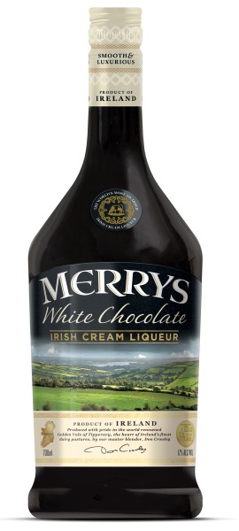 Merrys White Chocolate Whisky Sahne Liqueur 17% 0,7 L