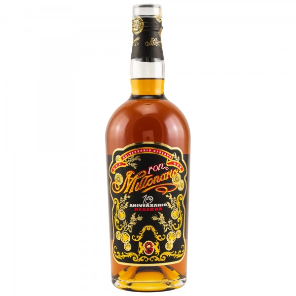 Ron Millonario 10 Jahre Anniversario Reserve Rum 40% 0,7 L