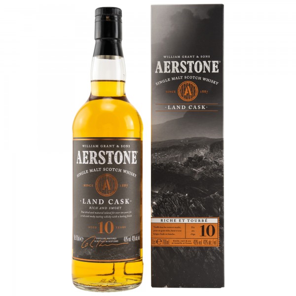 Aerstone Single Malt Scotch - 10 Jahre Land Cask 40% 0,7L
