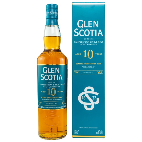 Glen Scotia 10 Jahre Unpeated 40% 0,7 L