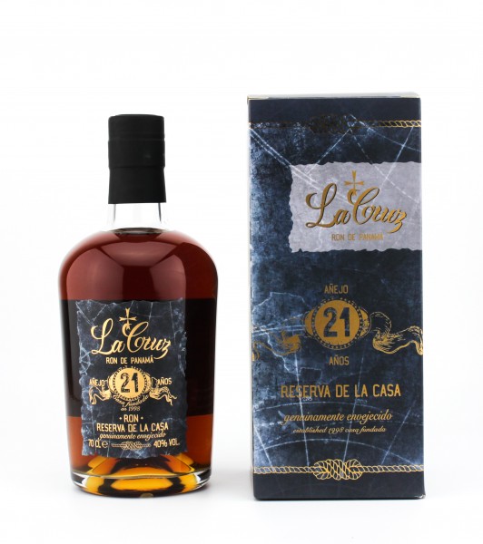 La Cruz Ron de Panama Rum 21 Jahre 40% 0,7L