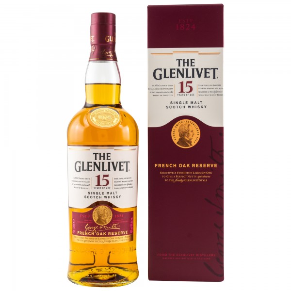 Glenlivet 15 Jahre French Oak Speyside Whisky 40% 0,7L