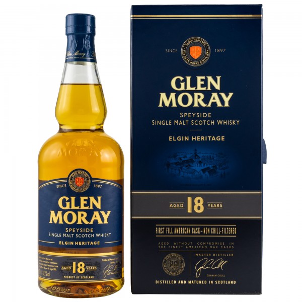Glen Moray 18J Elgin Heritage First Fill American Cask 47,2% 0,7 L