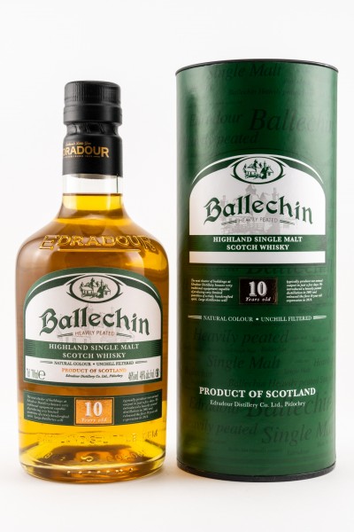 Ballechin 10 Jahre heavily peated 46% 0,7L