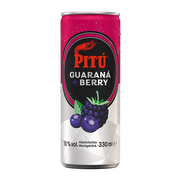 Pitu Guarana & Berry 10% 0,33 L Dose