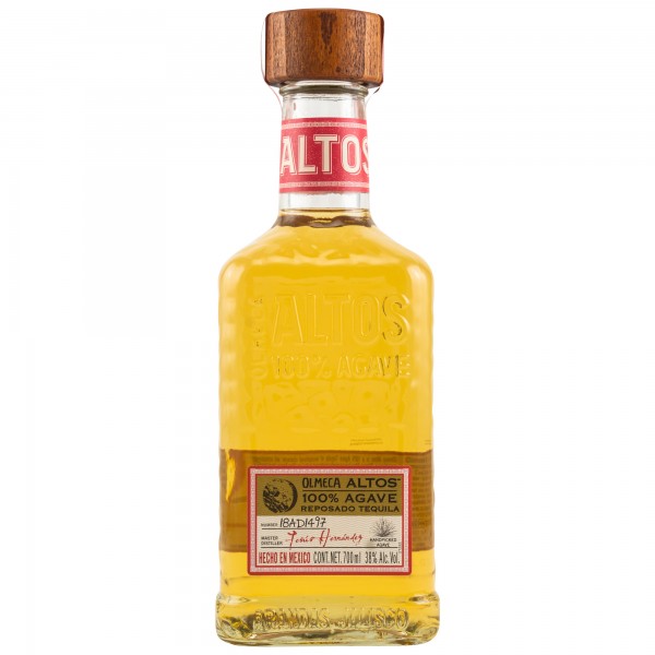 Olmeca Altos Reposado Tequila 38% 0,7 L