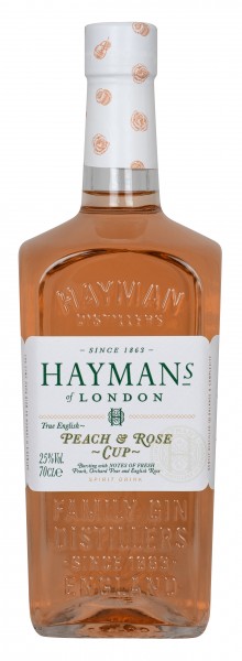 Hayman`s Peach & Rose Cup 25% 0,7L
