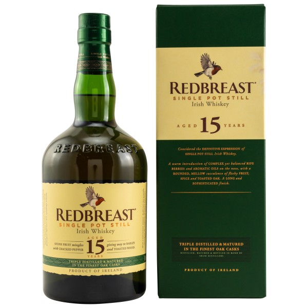 Redbreast 15 Jahre Old Irish Whiskey 46% 0,70 L
